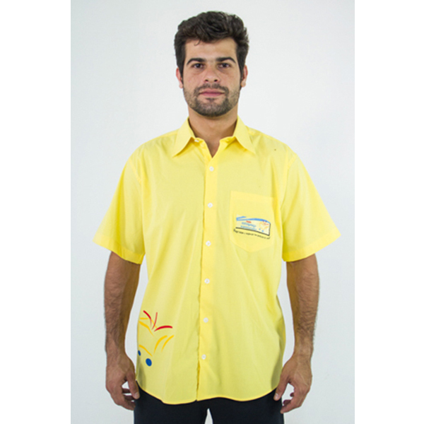 Camisa social Adventure Manga Curta
